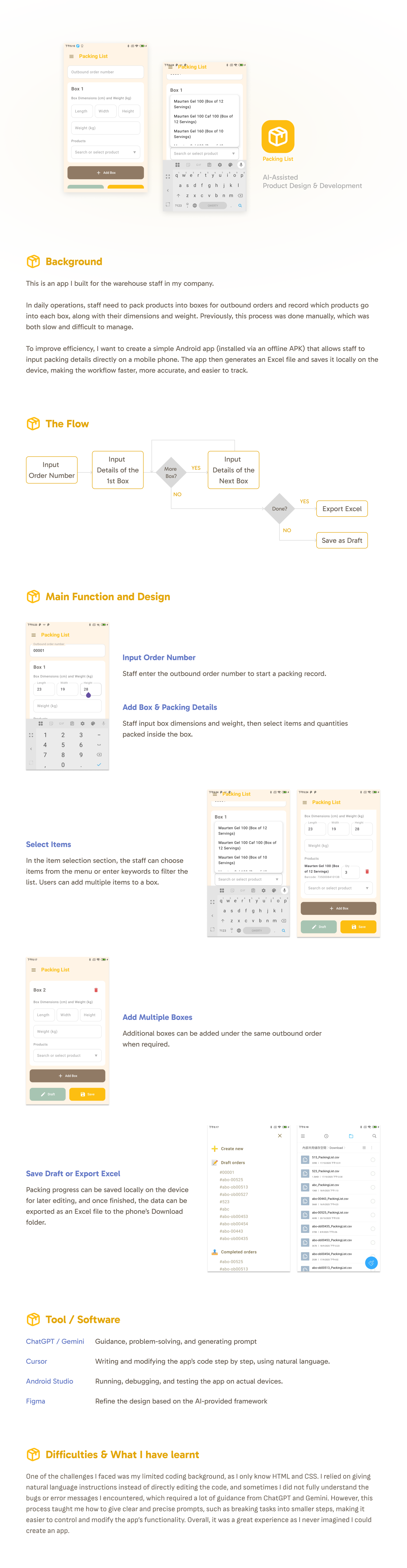 packing list app
